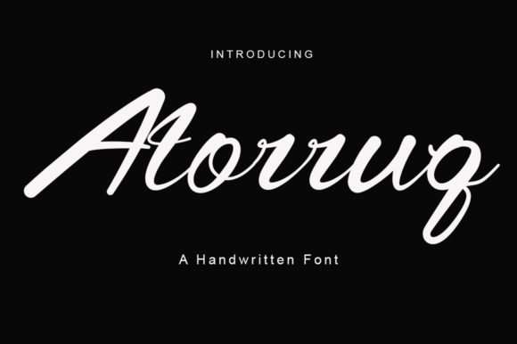 Atorruq: A Handwritten Typeface for Authentic Brand Identity
