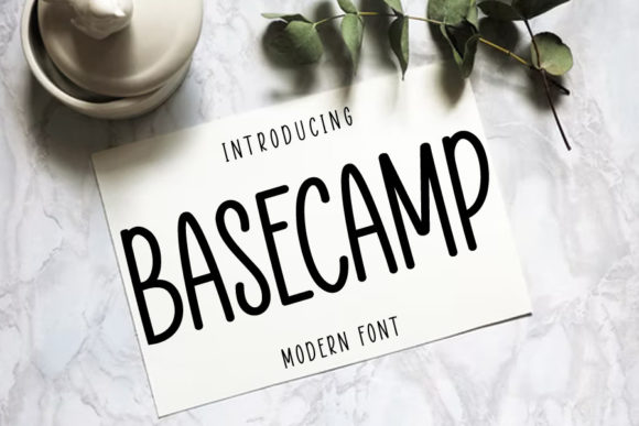Basecamp: A Handwritten Typeface for Editorial Design