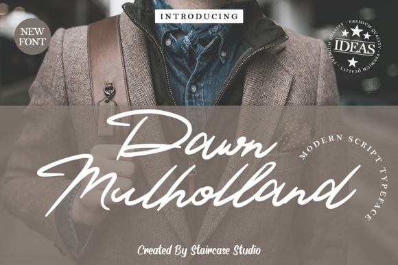 Dawn Mulholland: A Modern Script Font for Polished Digital Branding