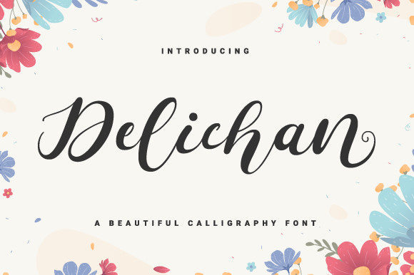 Delichan: A Script Amp Typeface for Engaging Campaign Visuals