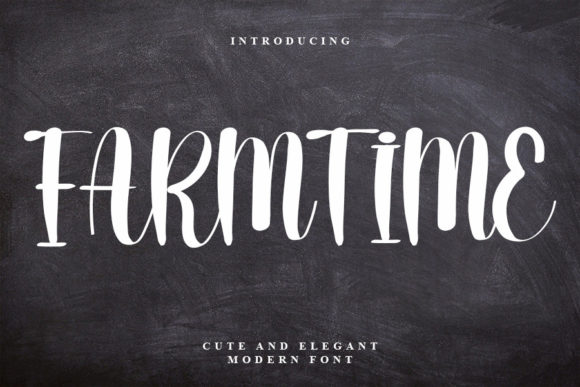 Farmtime Typeface: Elevating Campaign Visuals with Handwritten Charm