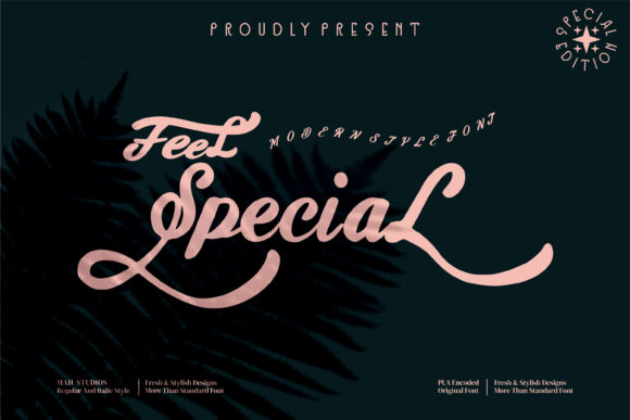 Feel Special: The Script Font That Elevates Small Business Branding