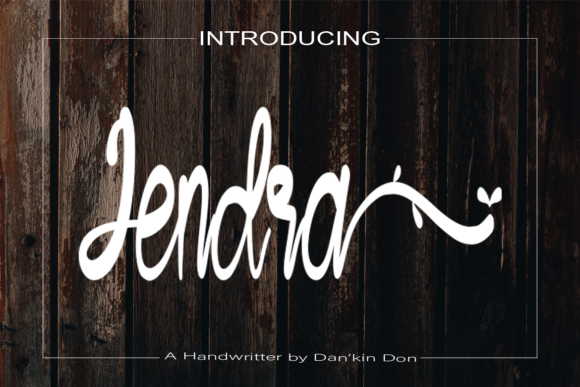 Jendra: A Handwritten Font to Elevate Your Brand Identity