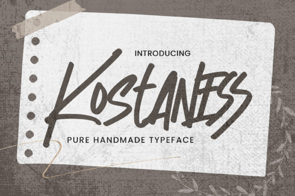 Kostaness: The Handwritten Typeface That Brings Authenticity to Campaign Design