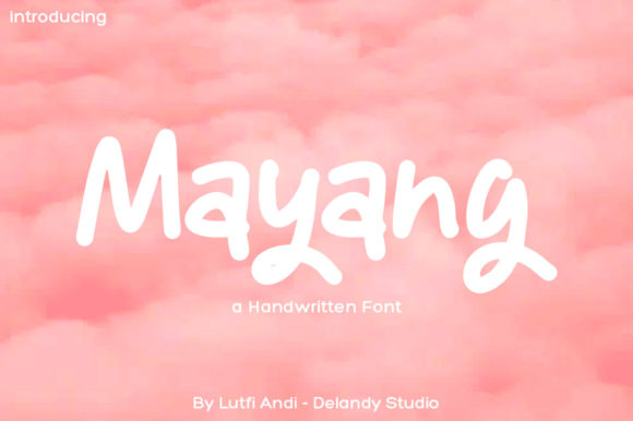 Mayang: A Cheerful Handwritten Font for Modern Brand Identity