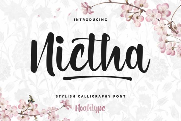 Nictha Font Review: A Luxurious Script for Modern Branding