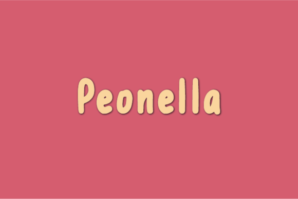 Peonella: The Handwritten Typeface for Authentic Brand Identity