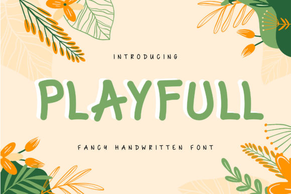 Playfull: A Handwritten Typeface for Editorial Design