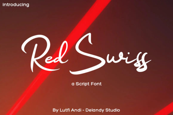 Red Swiss: A Handwritten Typeface for Editorial Branding