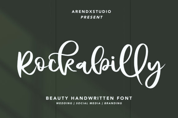Rockabilly: A Handwritten Typeface for Editorial Design