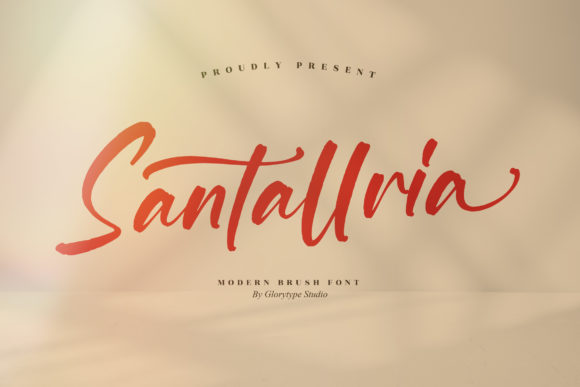 Santallria: A Delicate Script Typeface for Modern Brand Identity