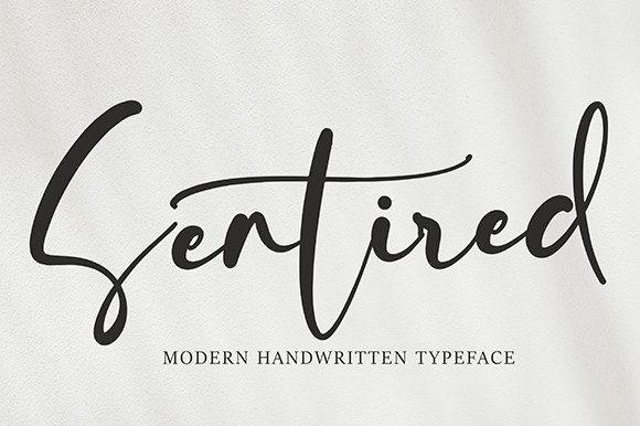 Sentired: The Handwritten Font That Elevates Your Craft Brand