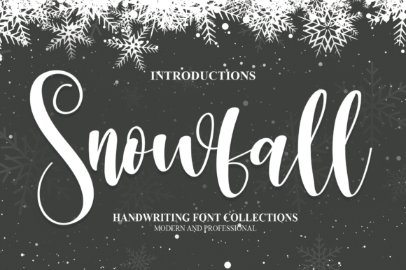 Snowfall: A Handwritten Typeface for Modern Web Design