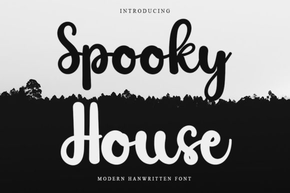 Spooky House: A Script Font for Elegant Digital Branding
