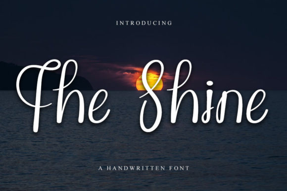 The Shine: A Delicate Script Font for Editorial Elegance