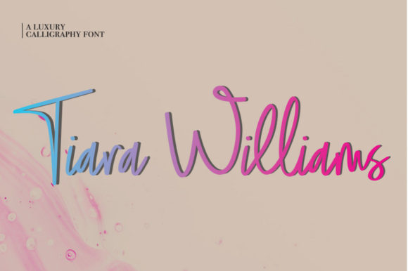 Tiara Williams: The Handwritten Typeface for Clearer Campaign Messaging