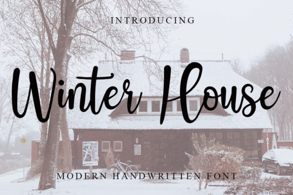 Winter House: A Modern Handwritten Font for Scroll-Stopping Visuals