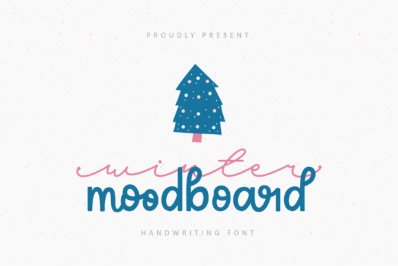 Winter Moodboard: A Handwritten Typeface for Elegant Web Design
